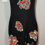 French Connection  Strapless Mini Dress Sequin beaded Embellished Party Black‎ 8 Photo 0
