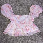 Altar'd State Pink Floral  Top Photo 0