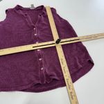 J.Jill Top Womens Small Petite Purple Aster Sleeveless Sweater Button Up Linen Purple Size undefined Photo 6