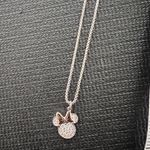 Elegant Silver Necklace with Rose Gold Accents Photo 2