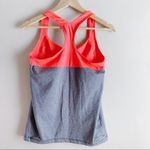 New Balance  • Quick Dry‎ Racer Back Workout Tank Top in Grey/Orange, Size Medium Photo 6