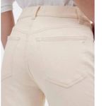 Madewell NWT   Jean White Canvas-Wash 90s-Straight High-Rise 30 Photo 2