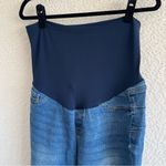 SONG Women’s Maternity Skinny Full Panel Stretch Jeans Size XL Blue Photo 3