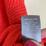 Marled Knit Twist Hem Top Orange Size XL Photo 3