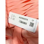 Azazie  Women's Amani Bridesmaid Mini‎ Dress Criss Cross Halter Neck Coral Size 8 Photo 1