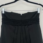 BCBGMAXAZRIA  Women's Black Ruched Sweetheart Strapless Mini Bubble Dress Size 04 Photo 9