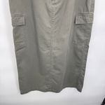 Maurice's Vintage Y2K Cargo Skirt Midi Utility Pockets Casual Khaki Green Size 4 Photo 2
