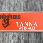 Hooters  Girl Uniform Name Tag “Tanna” Halloween Photo 0