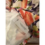 J Crew Strapless 100% Silk Mini Dress Size 0 Cream Watercolor Lined Pockets EUC Photo 7