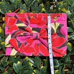 Kate Spade  Pink Red Multicolor Flower Clutch Bag Photo 6