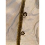 Gallery Women's Hooded Camel Coat M Faux Fur Trim Winter Long Sleeve Photo 8