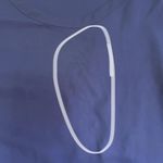 Soprano Navy Sheer Blouse sz M Photo 5