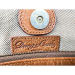 Dooney & Bourke  Womens Brown Croco Embossed Leather Double Strap Tassel Bag Photo 9