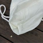 Vintage White Crochet Boho Bag Shoulder Bag Purse Woven Tote Bag Photo 6