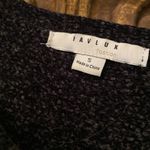 FAVLUX  Black chenille sweater Photo 3