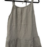 Xhilaration Large Sage Green Cotton Gauze Summer Cover Up Sleeveless Tank Top Photo 0