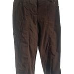Jones New York Jones New York Vintage Women's Size 8 Brown Cargo Baggy Cropped Pants Photo 0