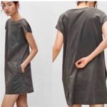 Aritzia Wilfred Free Nori Faux Suede Mini Dress Grey XXS Photo 3