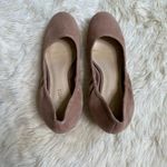 Nine West  Taupe Faux Suede Heels Size 7M Photo 4