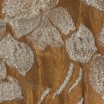 Talbots Pencil Skirt Womens Size 6P Copper Metallic Gold Brocade Cocktail Photo 2