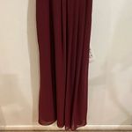 Sorella Vita  Burgundy Chiffon Maxi Dress Sz 12 NWT Photo 4