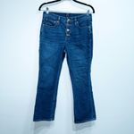 J.Crew New Blue Medium Wash All-Day Stretch Flare Crop Jean Size 26 Photo 1