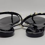 Nicole Miller Black Jelly Studded Slide Sandals Size 9 Photo 6