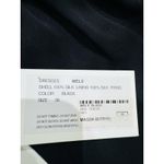 MAGDA BUTRYM Wels Black Asymmetric Layered Fringed Silk Photo 11