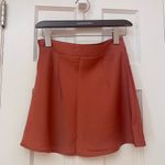 Forever 21 NWT Amber Red Satin Skirt Photo 3