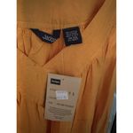 Boho Dress Mustard Yellow NWT One Size | Cottagecore Flowy Sleeveless Summer Photo 4