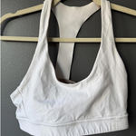 Lululemon White Racerback Sports Bra size 6 Photo 0