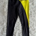 Zyia Active Neon Colorblock Light Metallic Leggings Size 12 Photo 2