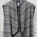 Mustard Seed  Kimono Poncho Womens Large/XL Aztec Tribal Open Front w/Sleeves Photo 0