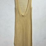 Tan Mesh Maxi Swim Cover Sz M Size M Photo 5