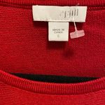 J.Jill Red Wool Blend Long Sleeve Tunic Sweater Dress Size Small Photo 3