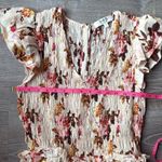 Sea NY Cream Esme Short Sleeve Smocked Midi Dress 6 Photo 10