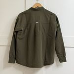 FIGS Rafaela Oversized Longsleeve Scrub Top in Spruce, Size X-Small Photo 11