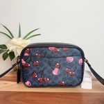 Coach NWT‎  Jamie Camera Bag In Signature Canvas With Cherry Print Photo 2