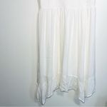 Maurice's NWT White Smock Strappy Back Hanky Hem Knee Length Dress Photo 4