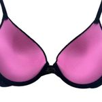 PINK - Victoria's Secret Love Pink Victoria’s Secret Black Leopard Lace Bra Wear Everywhere Push Up 34B Photo 1