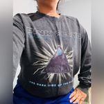 Pink Floyd  Women Gray‎ Long Sleeves Crew Neck Graphic Print Cozy Sweater Size M Photo 2