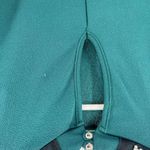 French Atmosphere  high neck halter hunter green mini dress pearl XL party dance Photo 4