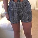 Lizard Thicket Black And White Stripe Romper  Photo 0