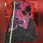 Nasty Gal COPY - NWT Abstract Floral Sequin Strappy Mini Dress Size 2 Photo 7