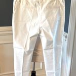 White Cotton Dress Pants Cotton Chino Womens 8P New Directions Pull On Photo 2