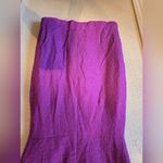 Black Halo  Square Neckline Textured Sheath Dress with Slit Women's size 8 Photo 11