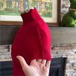 Cable & Gauge  Bold Red Turtleneck Top Photo 3