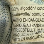 ZARA Women's Blue Striped High Waisted Casual Mini Denim Jean Shorts Size 0 Photo 4