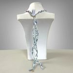 Free People Ariana Ost The Era Strand Necklace Navy Shell Pendant Bohemian Beach Photo 6