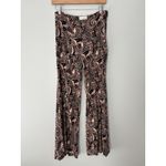 Anthropologie By  Drapey Flare Pants Bell‎ Bottom Mod Tropical Tribal Size 6 Photo 5